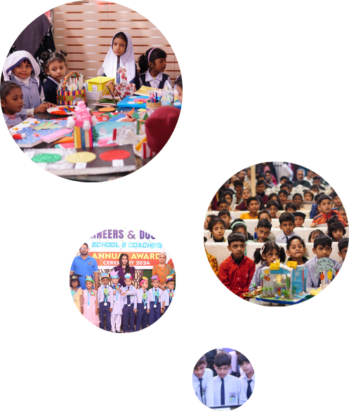 Students learning at Engineers & Doctors School